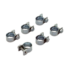 Aba hose clamps, 12mm for 1/4" hose. Zinc plated HOSE CLAMPS Aba