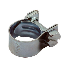Aba hose clamps, 12mm for 1/4" hose. Zinc plated HOSE CLAMPS Aba