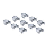 Aba hose clamps, 15mm for 5/16" hose. Zinc plated HOSE CLAMPS Aba