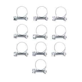 Aba hose clamps, 15mm for 5/16" hose. Zinc plated HOSE CLAMPS Aba