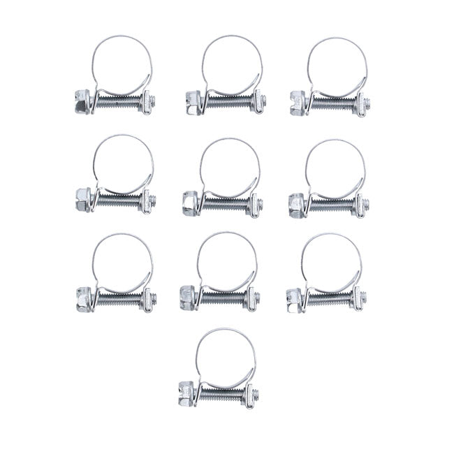 Aba hose clamps, 15mm for 5/16" hose. Zinc plated HOSE CLAMPS Aba