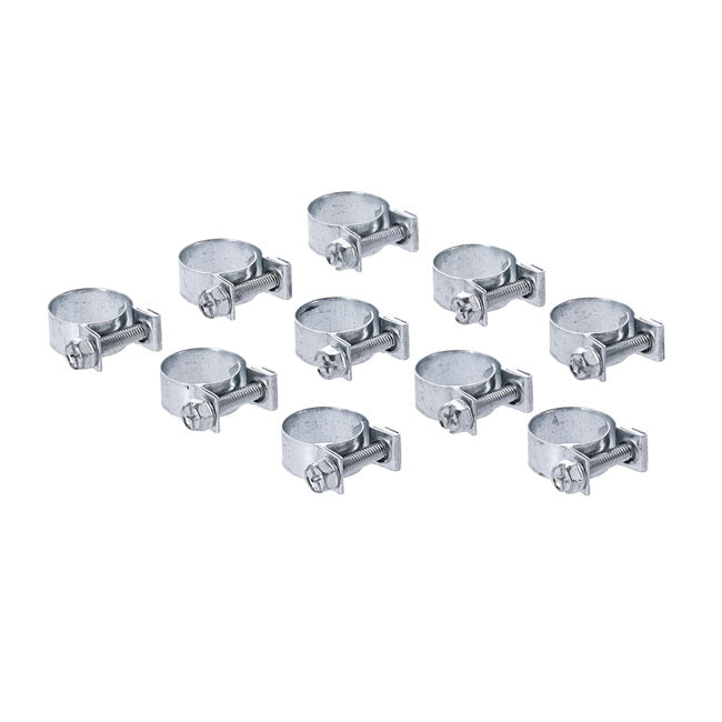 Aba hose clamps, 15mm for 5/16" hose. Zinc plated HOSE CLAMPS Aba