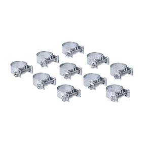 Aba hose clamps, 17mm for 3/8" hose. Zinc plated HOSE CLAMPS Aba