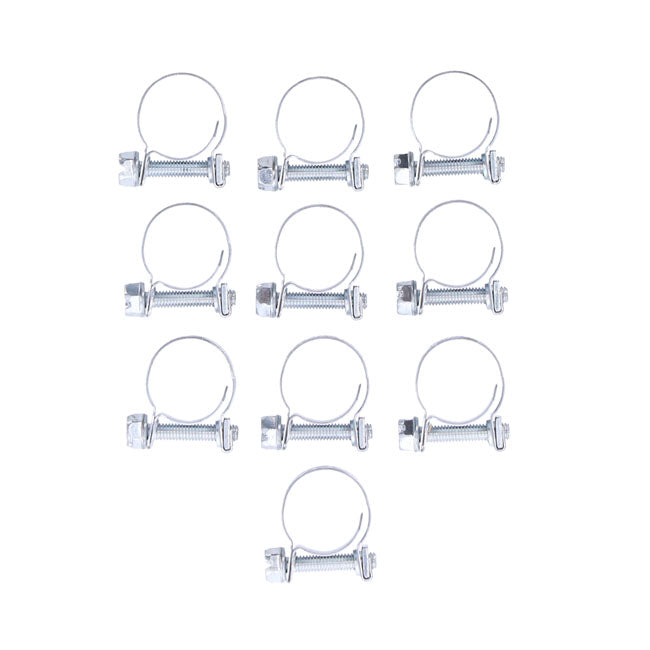 Aba hose clamps, 17mm for 3/8" hose. Zinc plated HOSE CLAMPS Aba