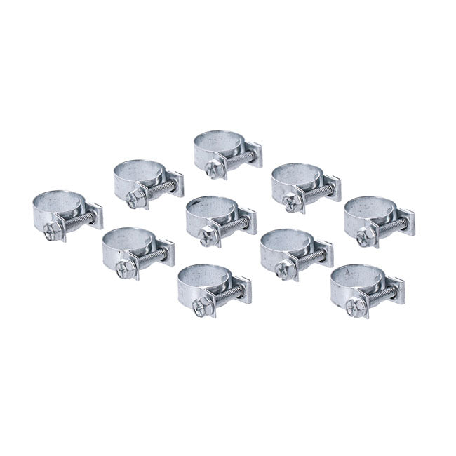 Aba hose clamps, 17mm for 3/8" hose. Zinc plated HOSE CLAMPS Aba