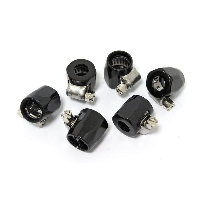 Econ O Fit Hose Clamps. 1/4". Black Hose Clamps Mcs
