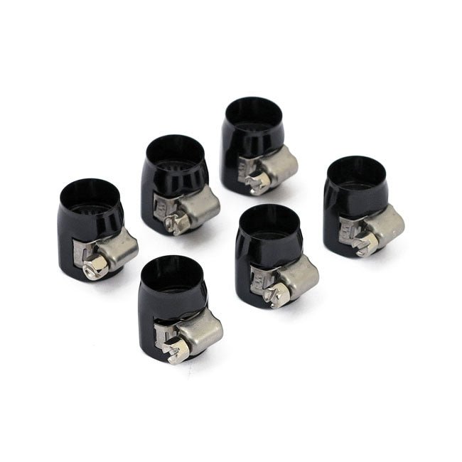 Econ O Fit Hose Clamps. 5/16" To 3/8". Black Hose Clamps Mcs