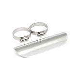 Universal Smooth Heat Shield 7" Long Chrome Exhaust Heat Shields Mcs