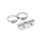 Universal Bullet Hole Heat Shield 4" Long Chrome Exhaust Heat Shields Mcs