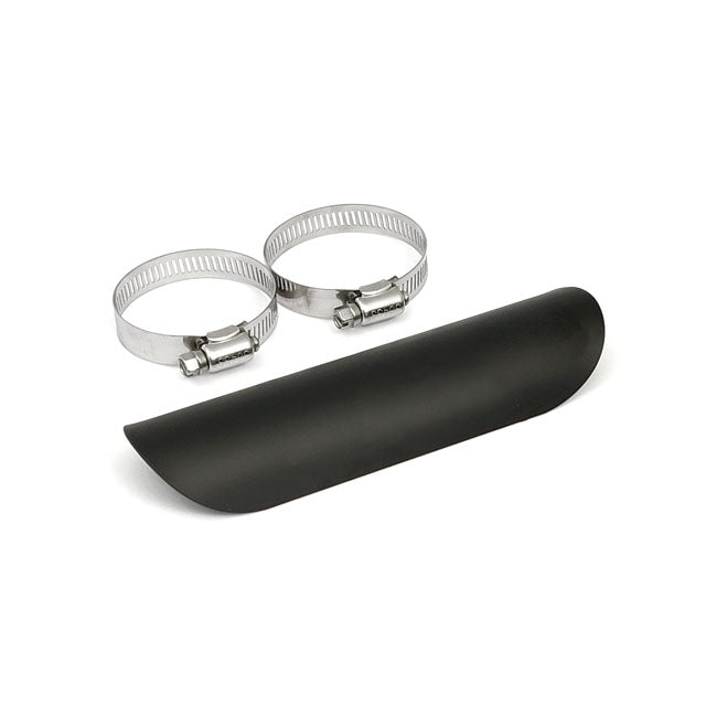 Universal Smooth Heat Shield 7" Long Black Exhaust Heat Shields Mcs