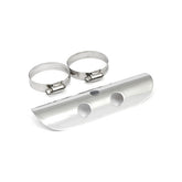 Universal Bullet Hole Heat Shield 7" Long Chrome Exhaust Heat Shields Mcs