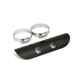 Universal Bullet Hole Heat Shield 7" Long Black Exhaust Heat Shields Mcs