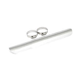 Universal Smooth Heat Shield 14" Long Chrome Exhaust Heat Shields Mcs