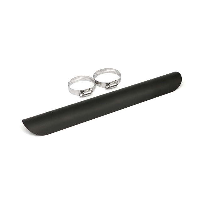 Universal Smooth Heat Shield 14" Long Black Exhaust Heat Shields Mcs