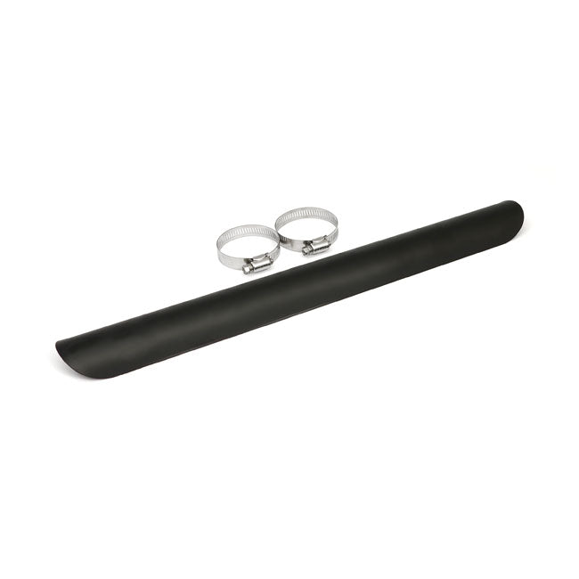 Universal Smooth Heat Shield 18" Long Black Exhaust Heat Shields Mcs
