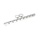 Universal Bullet Hole Heat Shield 18" Long Chrome Exhaust Heat Shields Mcs