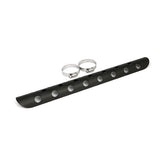 Universal Bullet Hole Heat Shield 18" Long Black Exhaust Heat Shields Mcs