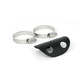 Universal Bullet Hole Heat Shield 4" Long Black Exhaust Heat Shields Mcs