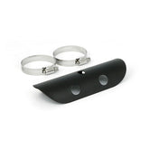 Universal Bullet Hole Heat Shield 7" Long Black Exhaust Heat Shields Mcs