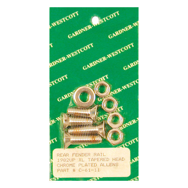 Gardner Westcott, Fender Strut Mount Kit. Chrome Allen Head Fender Struts Side Gardner Westcott