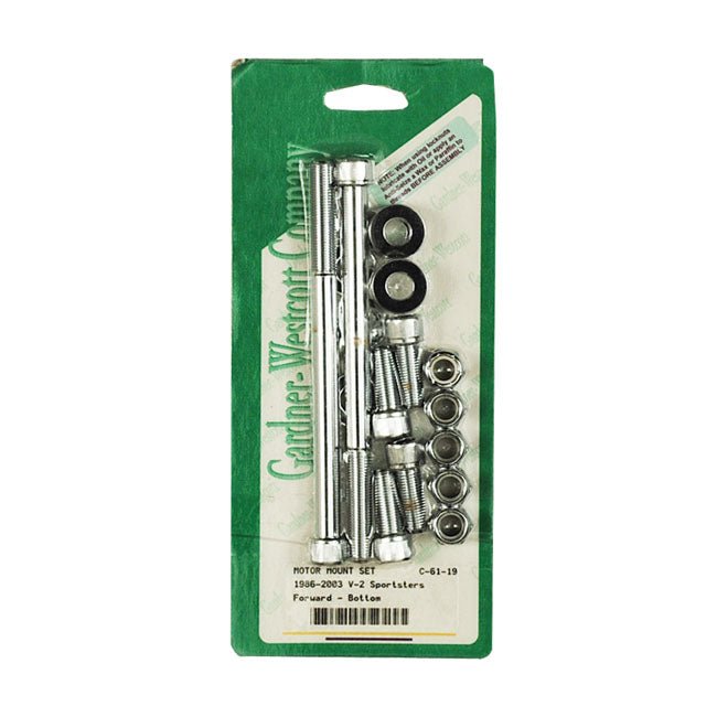 Engine Mount Kit, Bottom Motor Mount Screw Kits Gardner Westcott