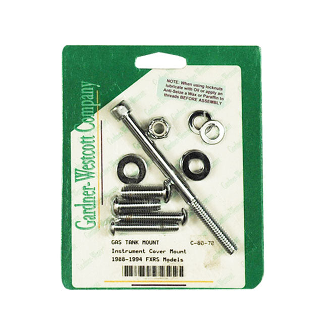 Gardner Westcott, Gas Tank Mount Kit. Allen. Chrome Gastank Mount Kits Gardner Westcott