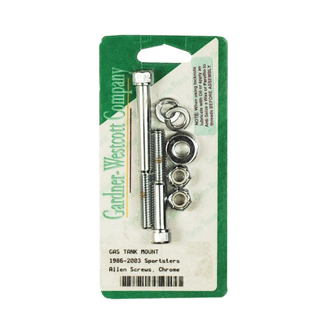 Gardner Westcott, Gas Tank Mount Kit. Chrome Allen Gastank Mount Kits Gardner Westcott