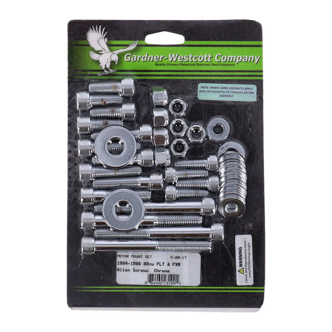 Motor Mount Screw Kit, Allen Motor Mount Screw Kits Gardner Westcott