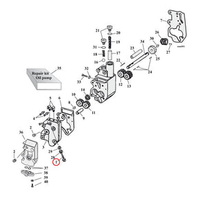 Chain Oiler Adj. Screw (Slotted) Oil Pump Parts Mcs