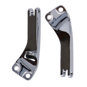 Dyna Passenger Foot Peg Mount Bracket Kit. Chrome Footpegs Brackets Mcs
