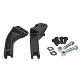 Dyna Passenger Foot Peg Mount Bracket Kit. Black Footpegs Brackets Mcs