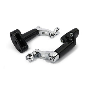 Adjustable Passenger Peg Mount Kit. Chrome Footpegs Mounts Mcs