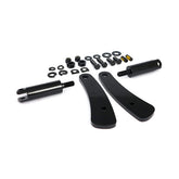 Adjustable Dyna Highway Peg Mount Kit, Black Footpegs Mcs