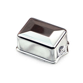 Voltage Regulator Cover. Delco Style. Chrome Regulator Covers/Visors Mcs