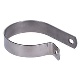 Muffler Short P Clamp 3 1/4". Stainless Exhaust Mount Parts Mcs