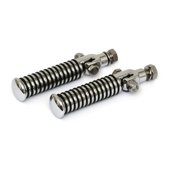 Passenger O Ring Foot Peg Kit. Chrome Footpegs Mcs
