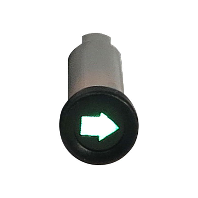 3/8 Indicator Light. Green, With ''Turn Signal Arrow'' Symbol Indicator Lights Mcs
