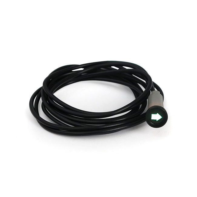 3/8 Indicator Light. Green, With ''Turn Signal Arrow'' Symbol Indicator Lights Mcs