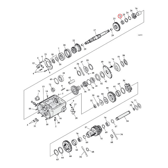 Bushing 2nd/3rd Gear 41 79 # 35322 38