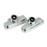 Evo Spark Plug & Head Bolt Cover Kit. Chrome Head Bolt And Sparkplug Cover Kits Mcs