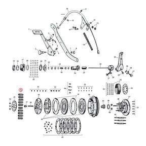 Barnett, clutch spring set 41-67 CLUTCH SPRINGS Barnett