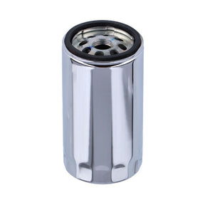 Oem Oem Oil Filter, chrome - 91-98 Dyna Oil Filters Harley Davidson
