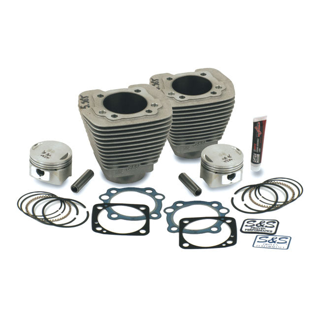 S&S, 96" 3-5/8" big bore cylinder & piston kit CYLINDERS S&S