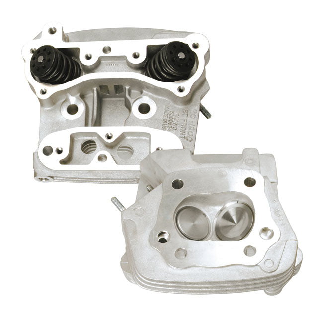 S&S Cycle Replacement Cylinder Heads Low Compression 82 Cc Silver Cylinder Heads S&S Cycle