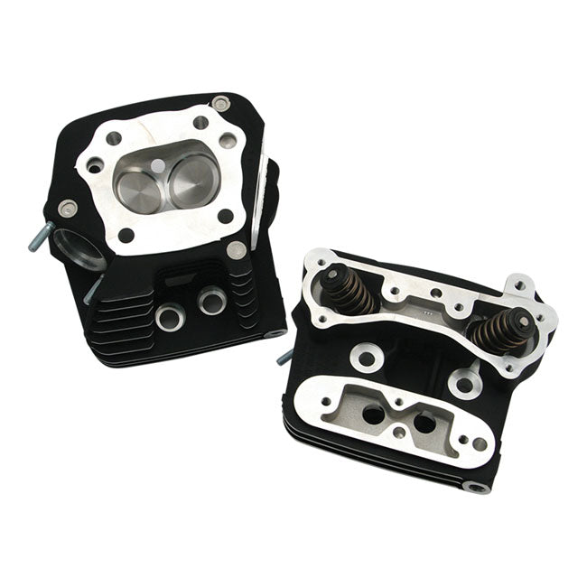 S&S Cycle Replacement Cylinder Heads Low Compression 82 Cc Black Cylinder Heads S&S Cycle