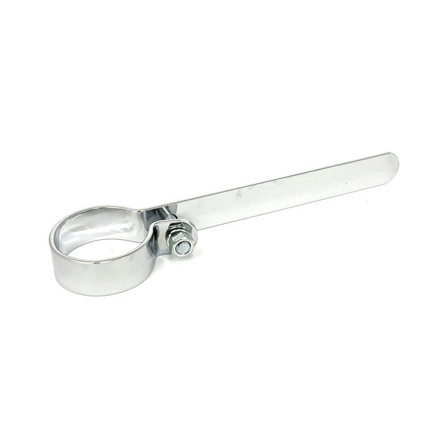Muffler Middle Clamp 1 3/4" Chrome Exhaust Mount Parts Mcs