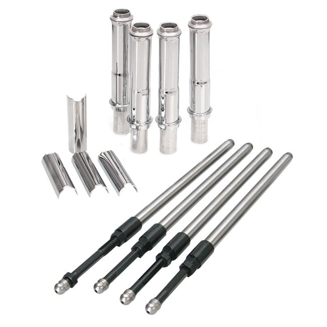 S&S Cycle Pushrod Set Quickiee W/ Tubes Pushrod Kits S&S Cycle