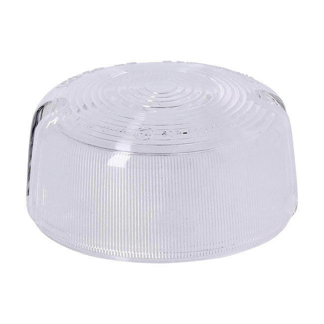 Replacement 3" Bullet Turn Signal Lens. Clear Turn Signals Lenses Mcs