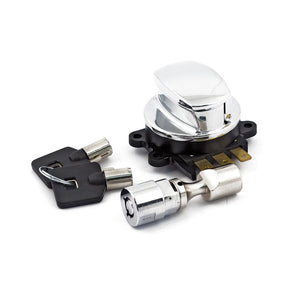 96 Up Ignition Switch, Side Hinge Type. Chrome Switches Ignition Mcs