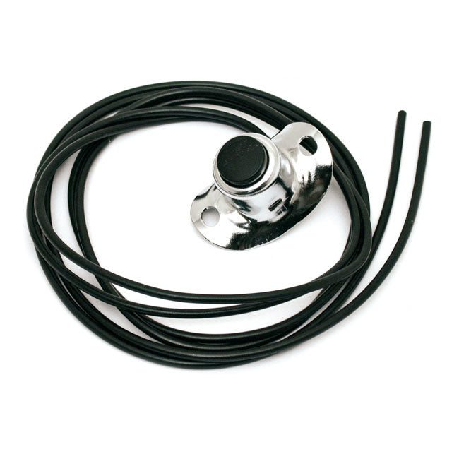 Early Style Handlebar Switch, Start/Horn. Chrome Switches Handlebar Mcs